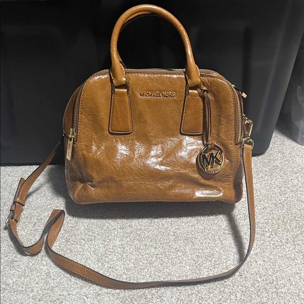 Michael Kors Tan Leather Satchel